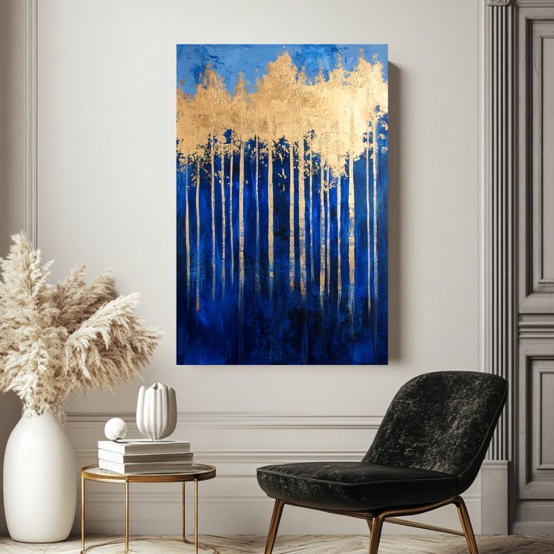 Tableau Salon Forêt Dorée