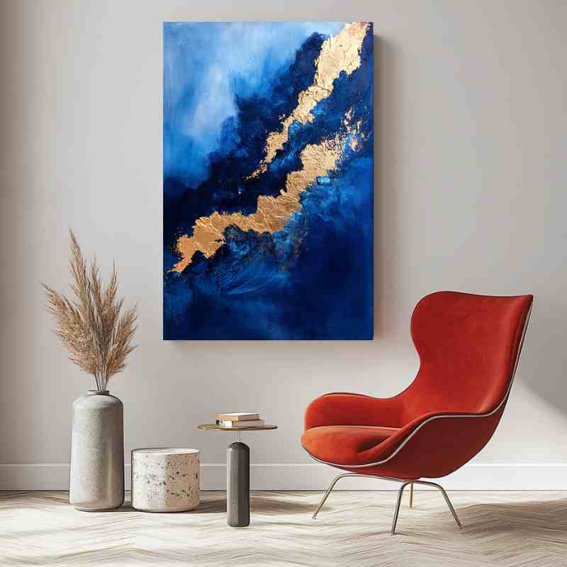 Tableau Bleu Rivière d'Or