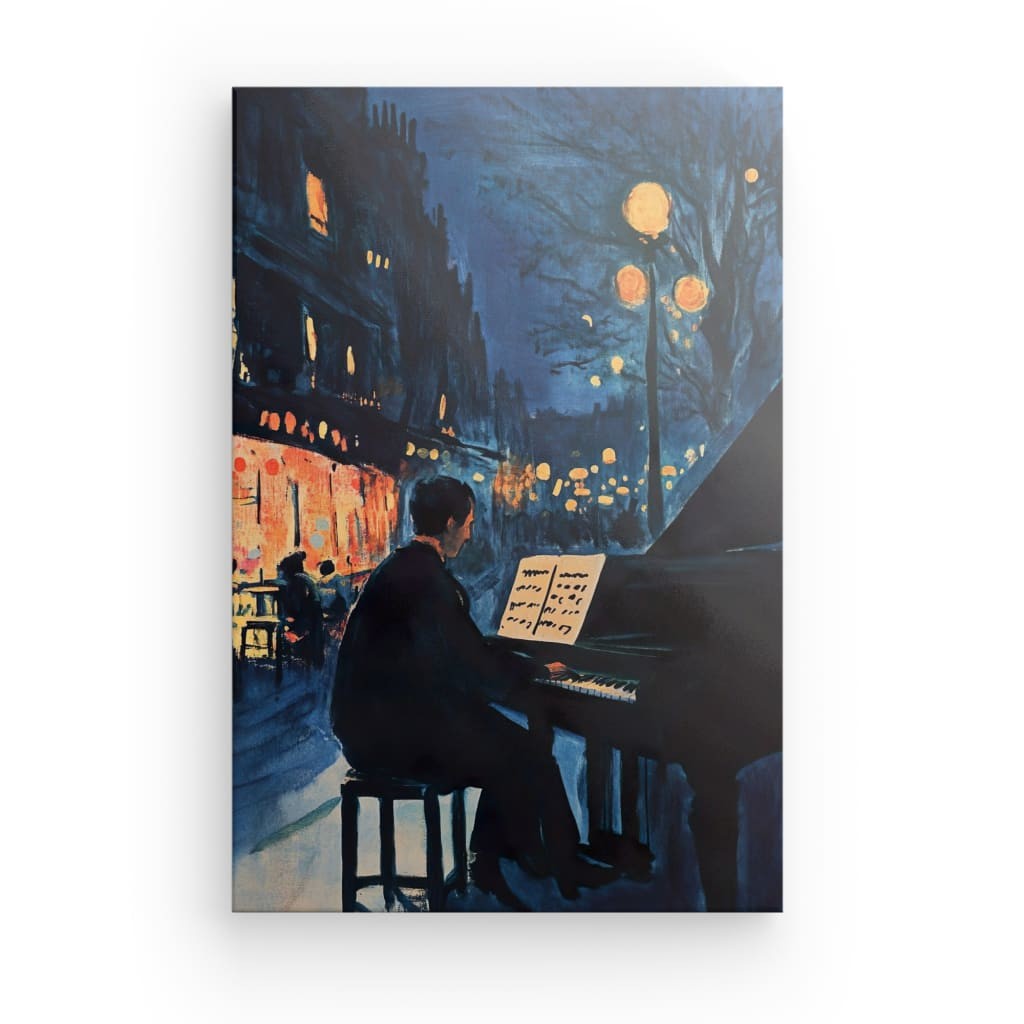Tableau Piano Sérénade Nocturne