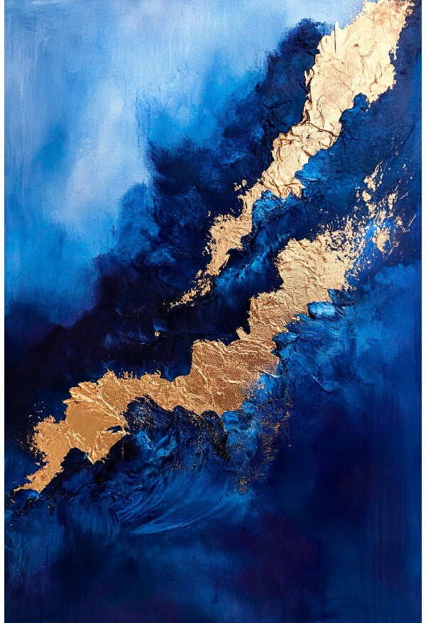 Tableau Bleu Rivière d'Or