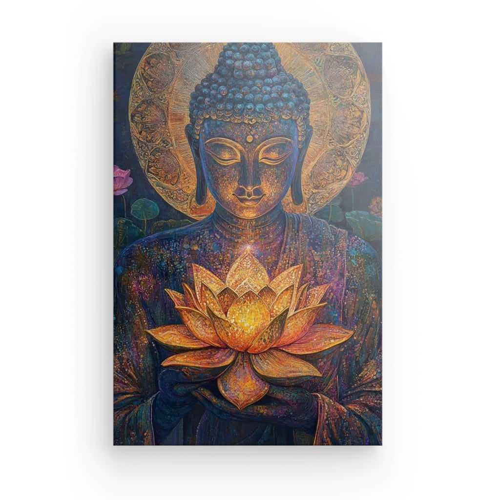 Toile encadrée bouddha 58x58cm BOUDDHA Toile encadrée bouddha 58x58cm BOUDDHA