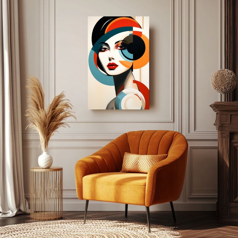 Tableau Abstrait Femme