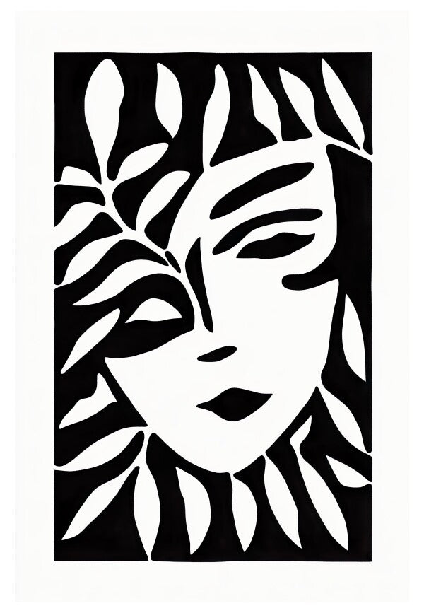 Tableau Bohème Noir et Blanc