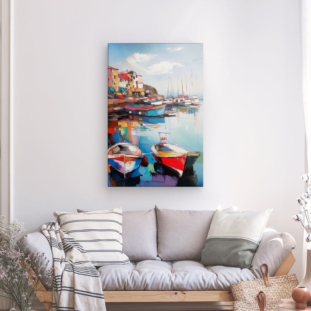 Tableau Bord de Mer Moderne
