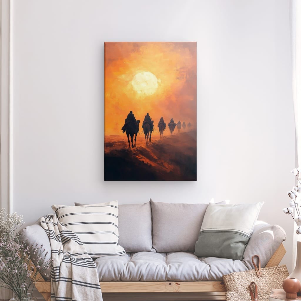 Tableau Chameau Désert