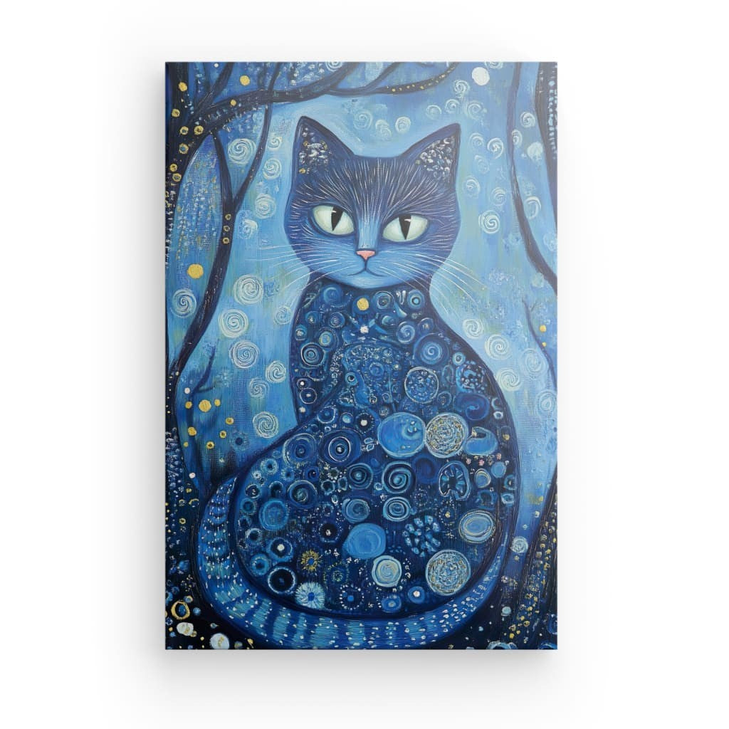 Tableau Chat Bleu