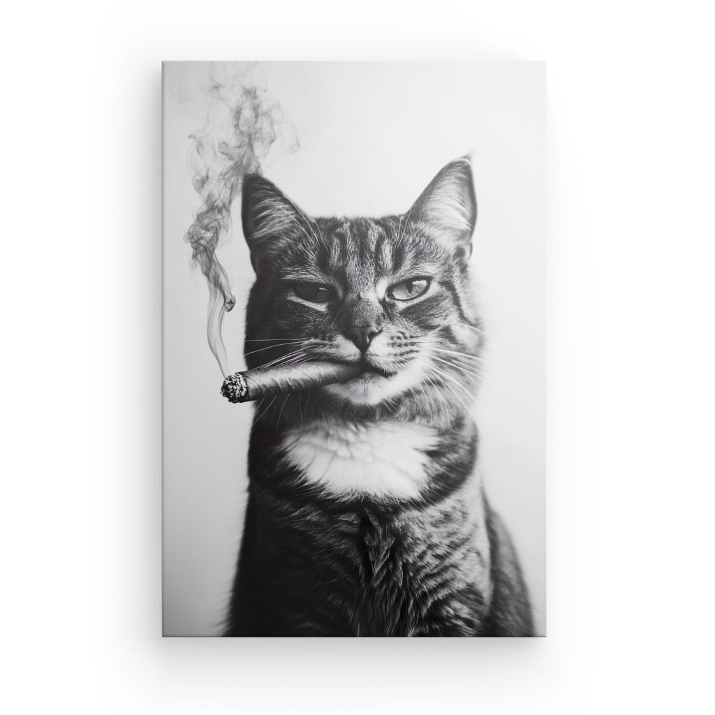 Tableau Chat Cigare