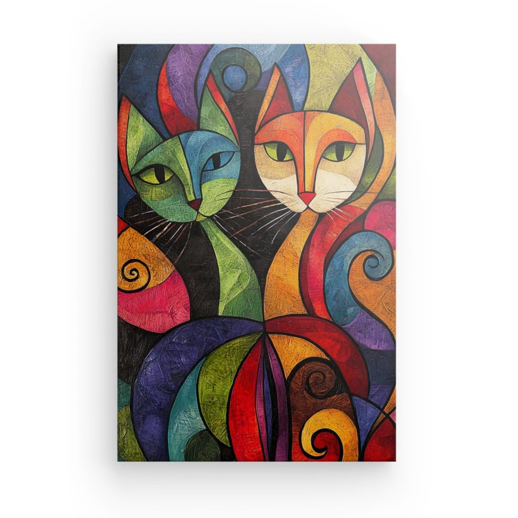 Tableau Chat Couleur