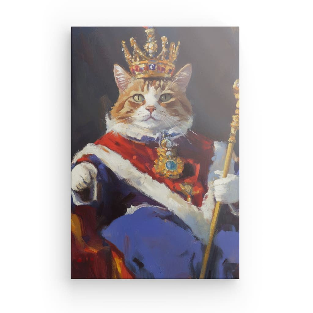 Tableau Chat Couronne