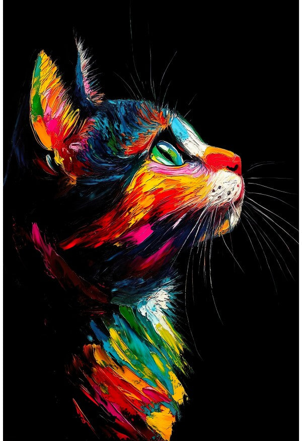 Tableau Chat Mignon chambre