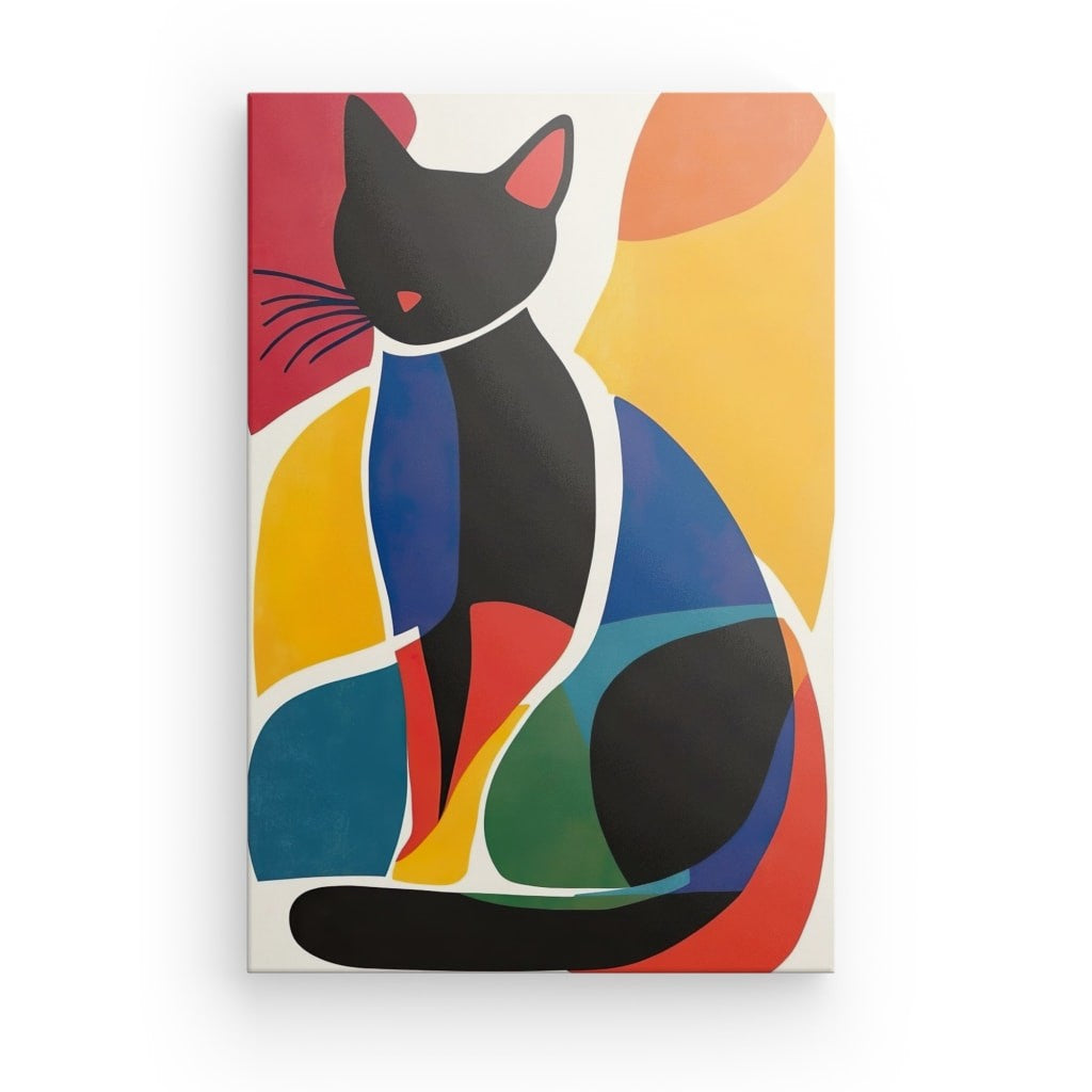 Tableau Chat Multicolore