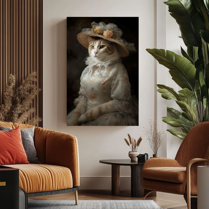 Tableau Robe Chat