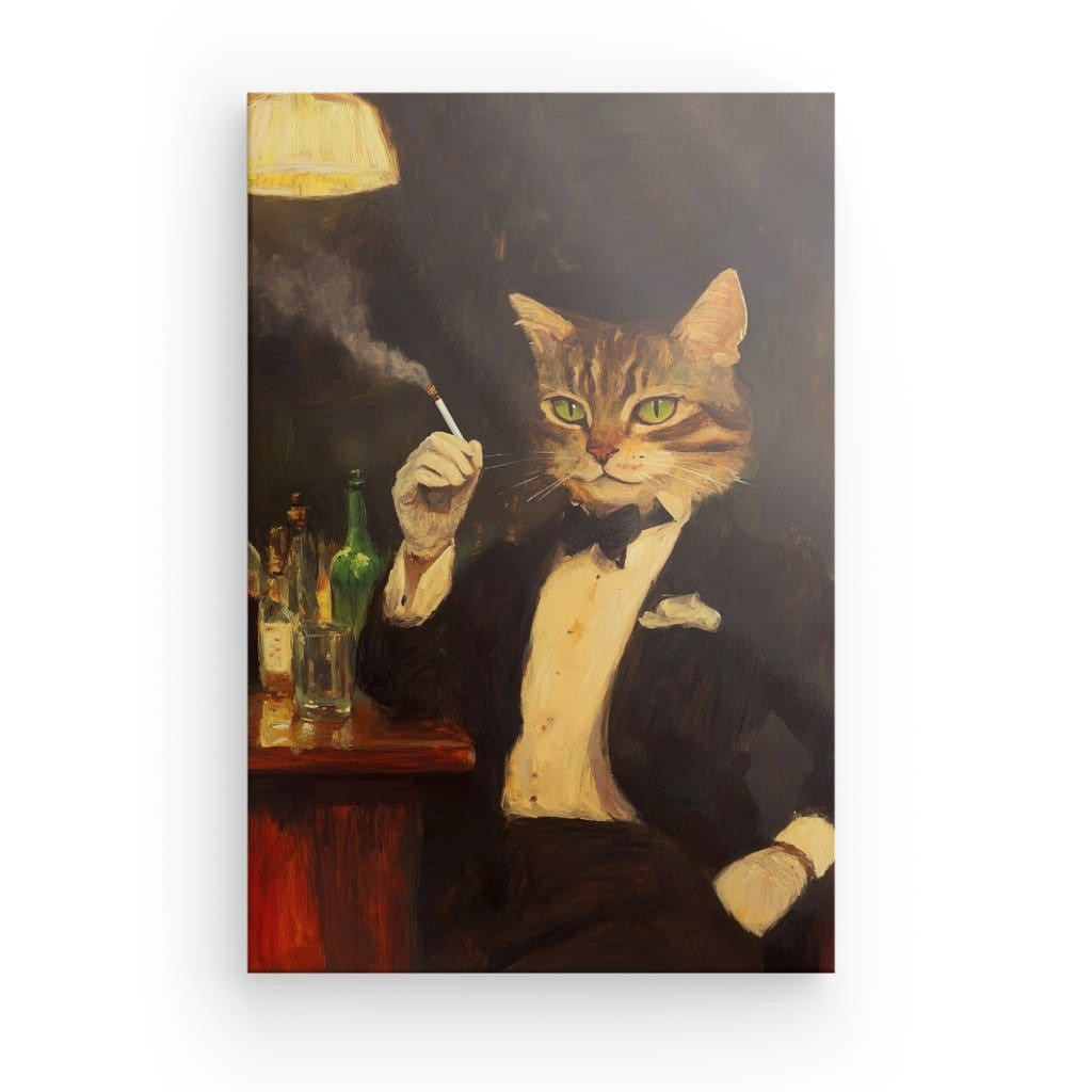 Tableau Chat qui Fume