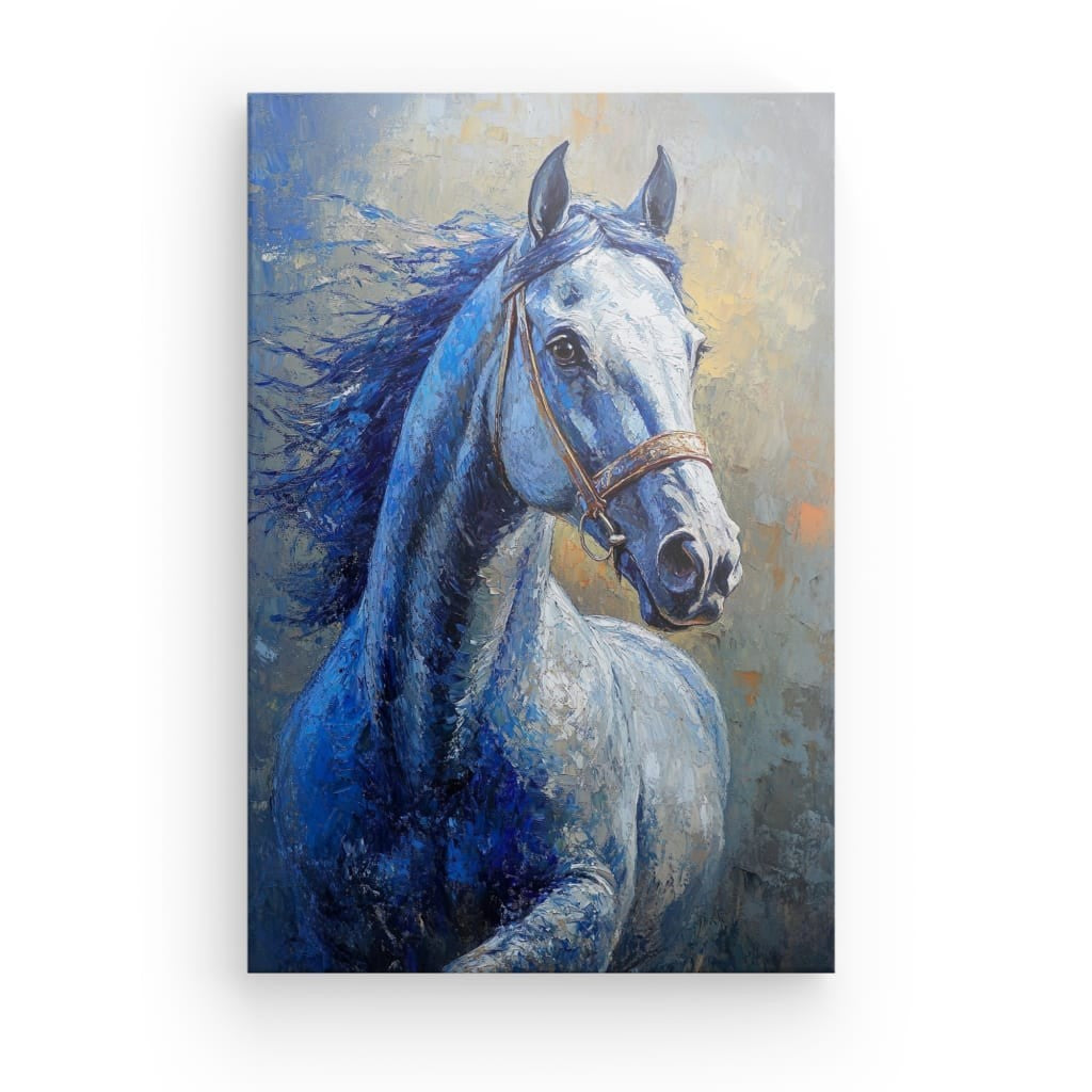 Tableau Cheval Bleu