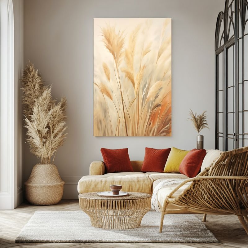 Tableau Fleur de Pampa