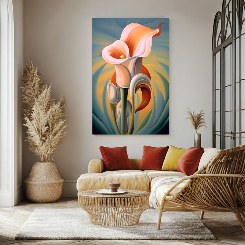 Tableau Fleurs Arum