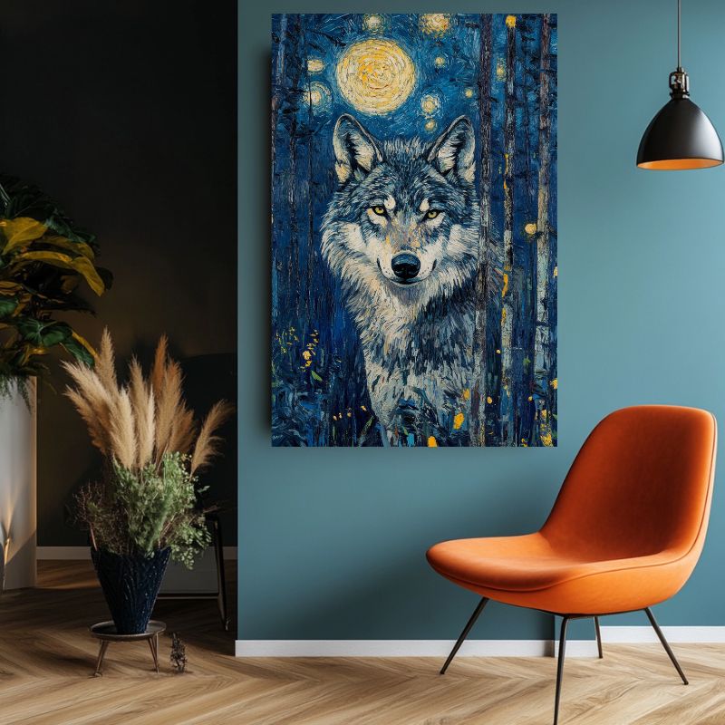 Tableau_Loup_Foret