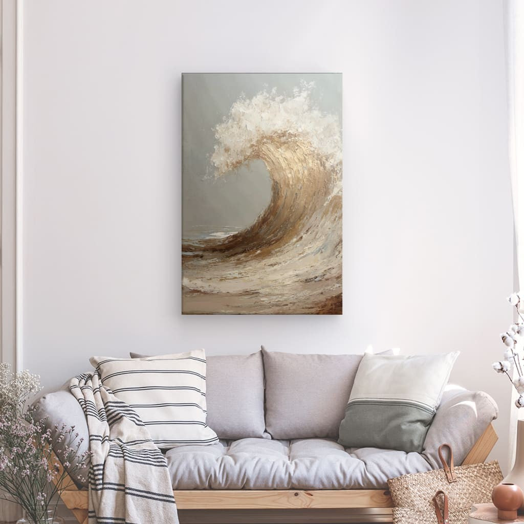 Tableau de Mer Déchaînée