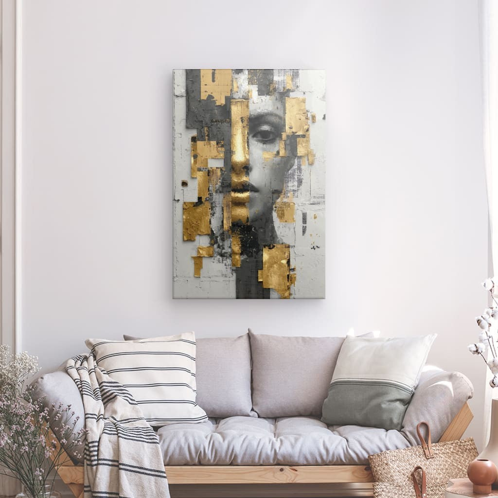 Tableau Moderne Femme Abstrait