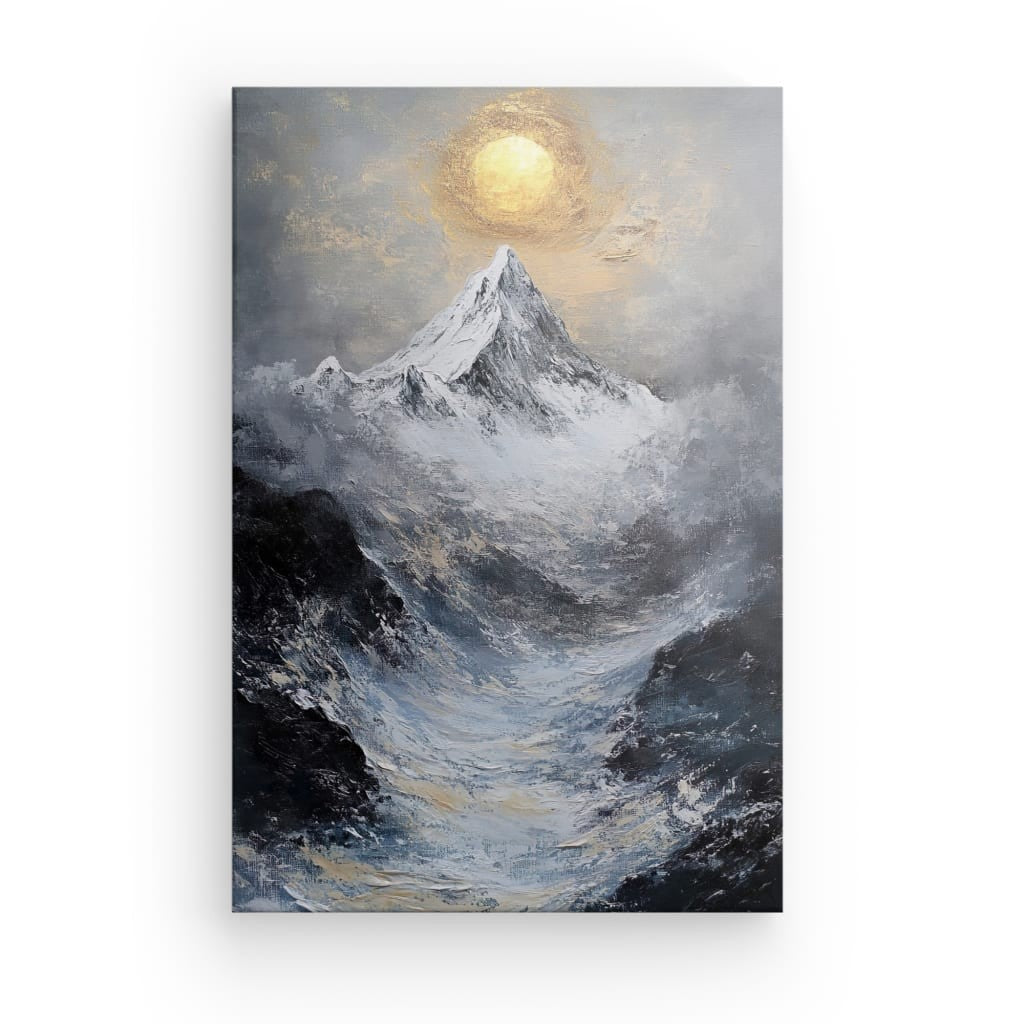 Tableau Montagne Hiver
