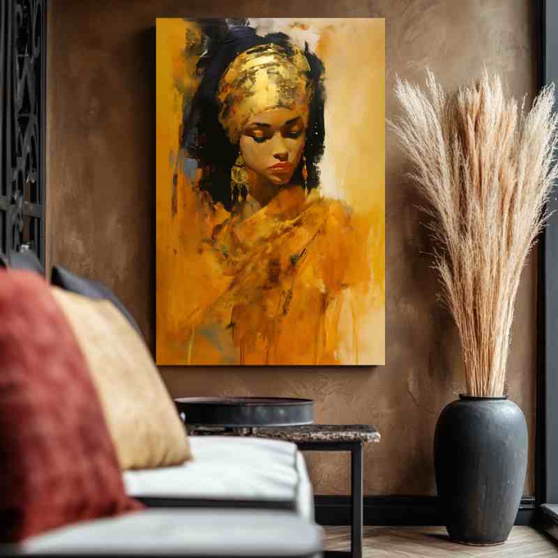 Tableau Oriental Doré