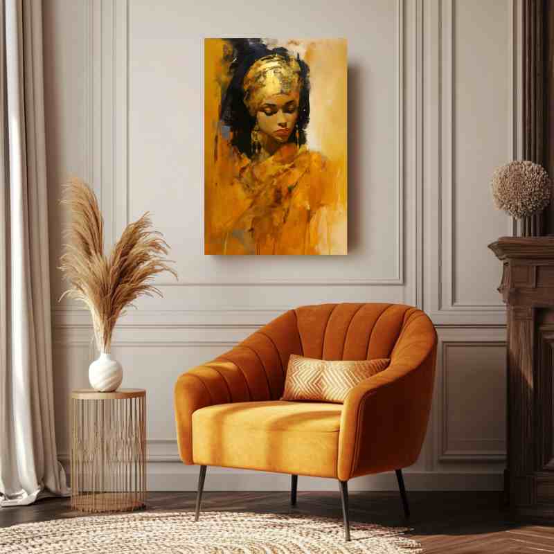 Tableau Oriental Doré