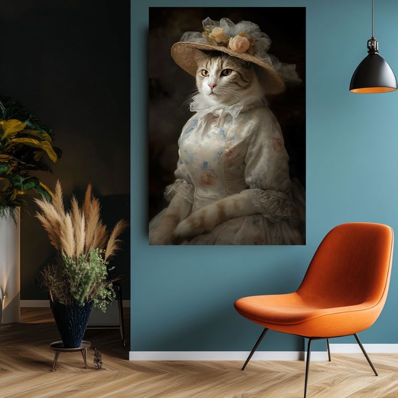 Tableau Robe Chat