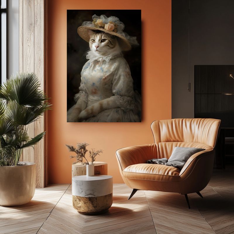 Tableau Robe Chat
