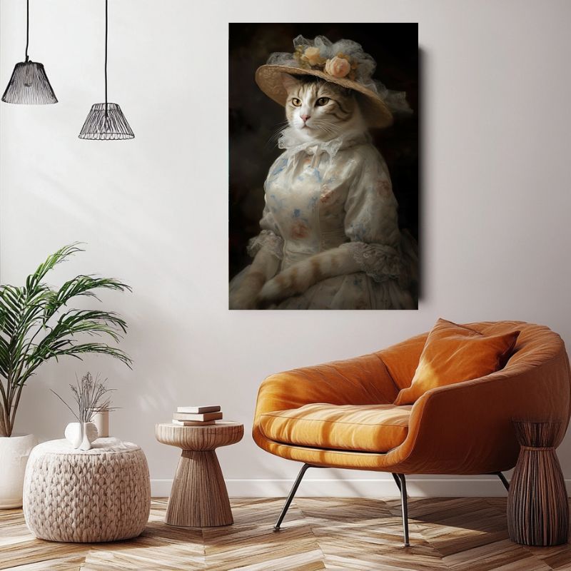 Tableau Robe Chat