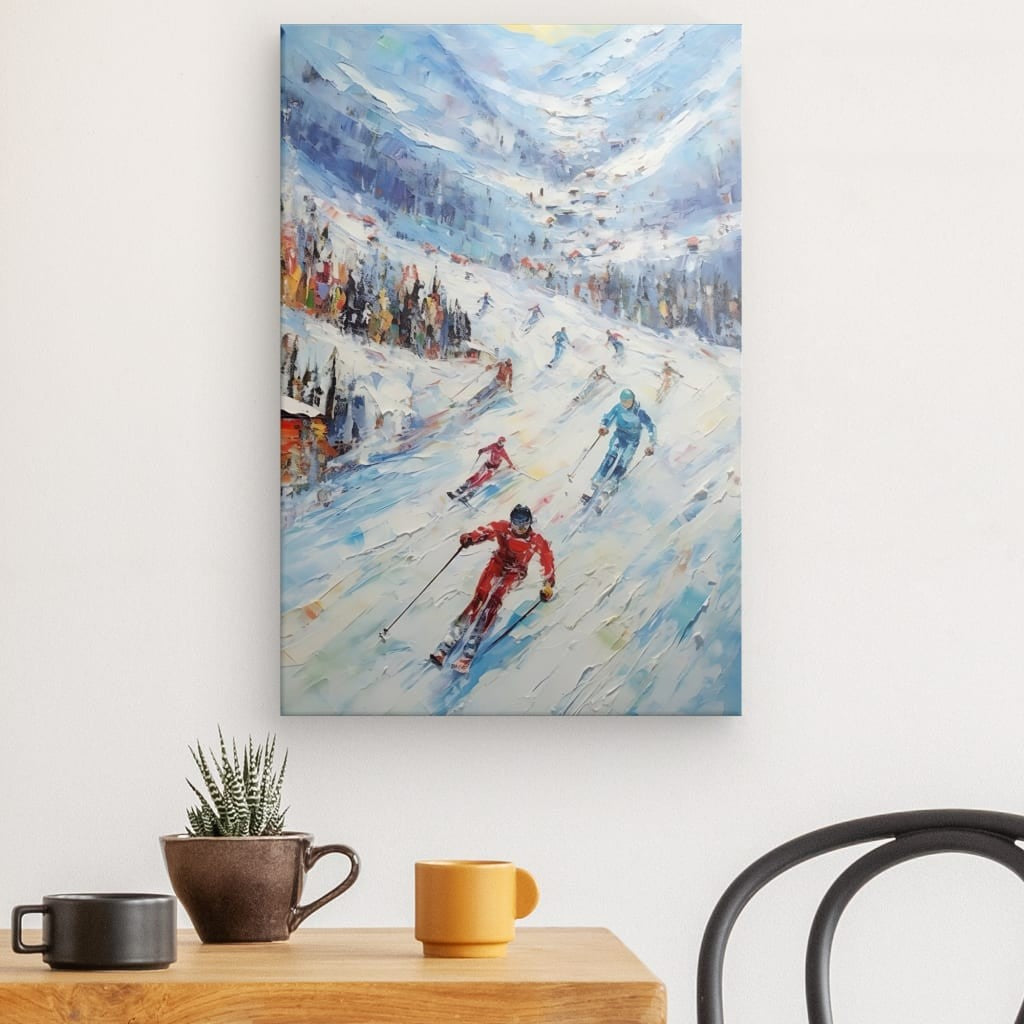 Tableau Montagne Ski