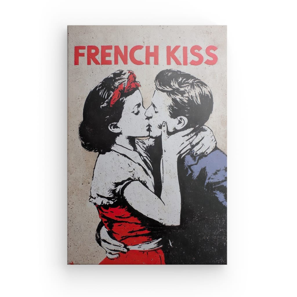 Tableau Street Art Baiser