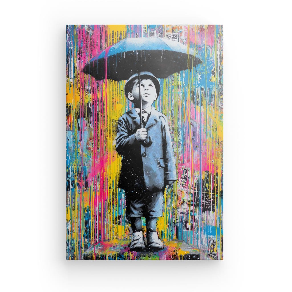 Tableau Street Art Coloré