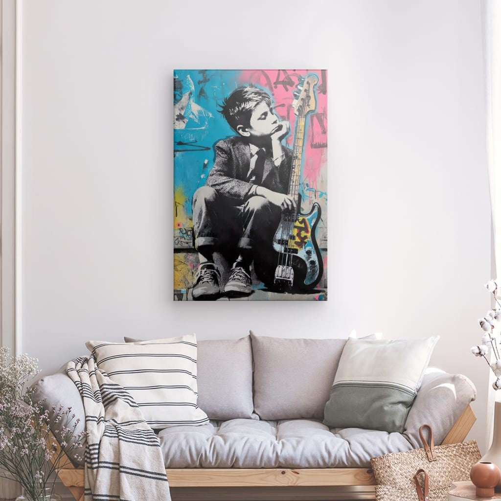 Tableau Street Art Musique