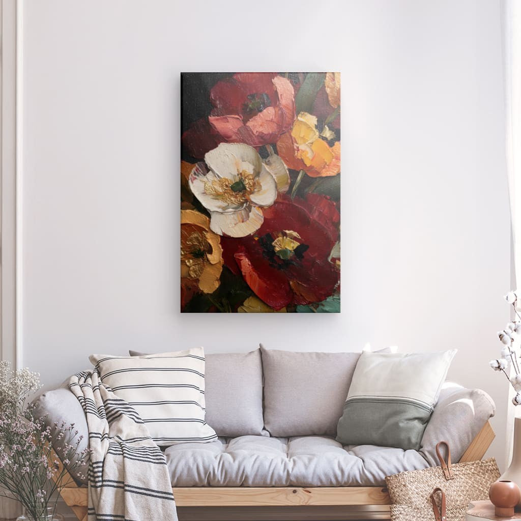 Tableau sur Toile sur Fleurs