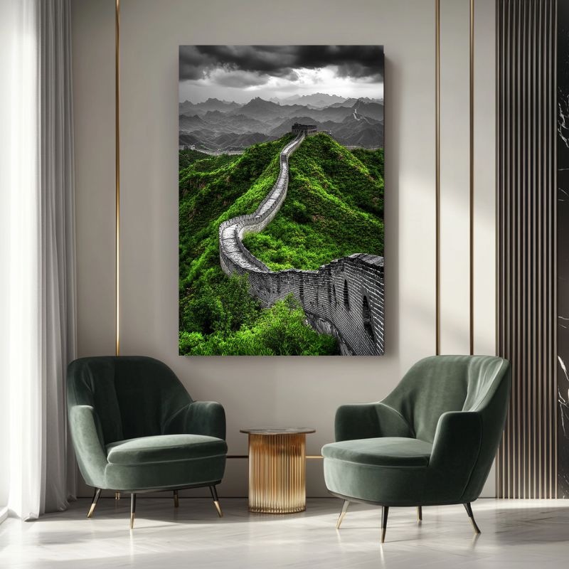 Tableau Vert Grande Muraille