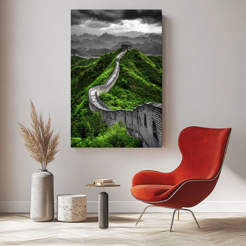 Tableau Vert Grande Muraille