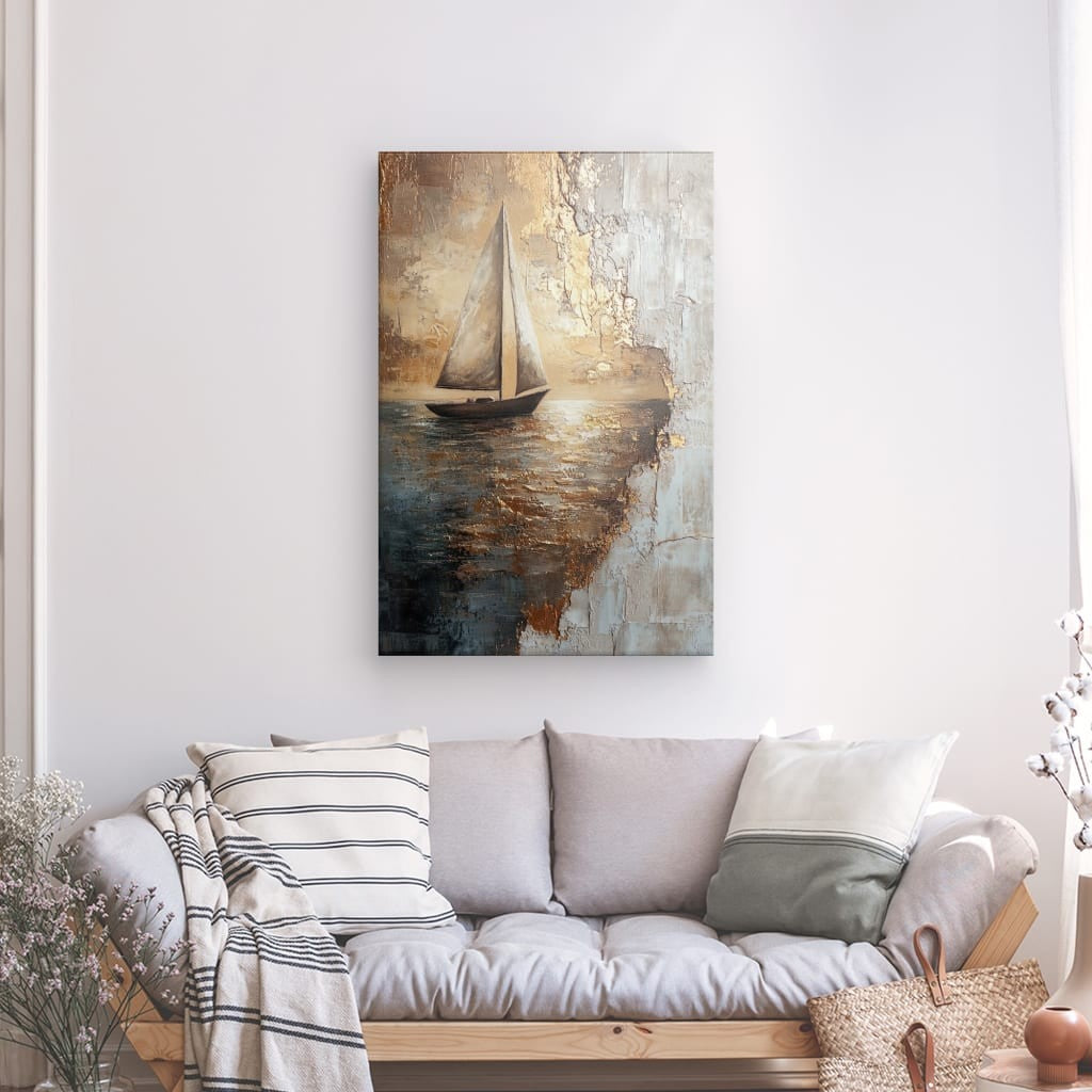Tableau Voilier en Mer