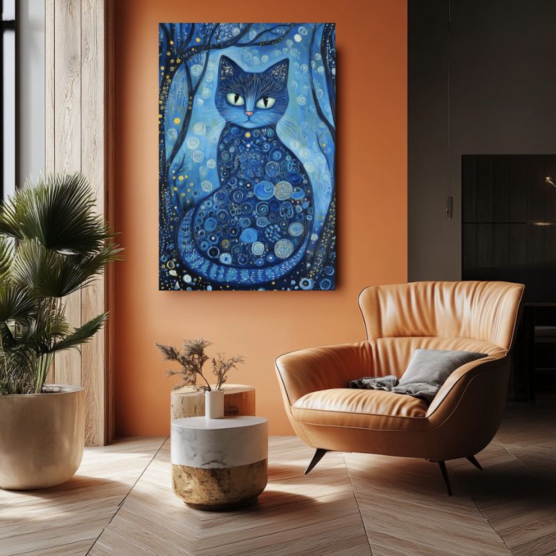 Tableau_chat_bleu_pour_salon