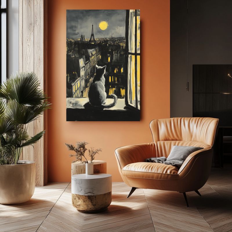 Tableau_chat_couleur_gris