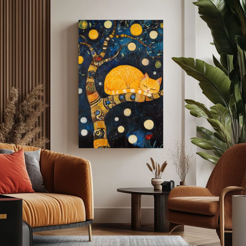 Tableau_chat_couleur_jaune