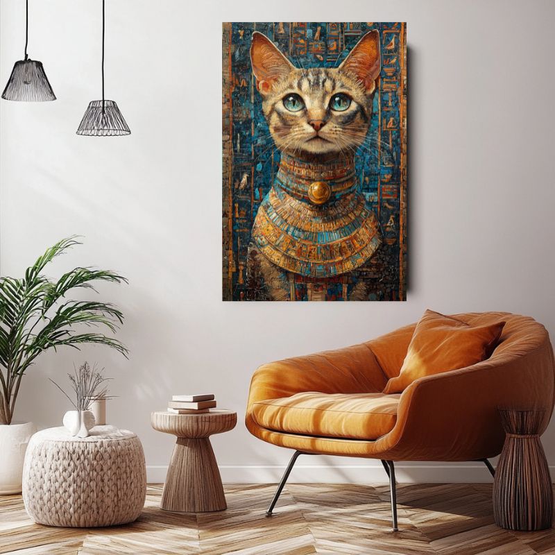 Tableau_chat_egyptien_decoratif