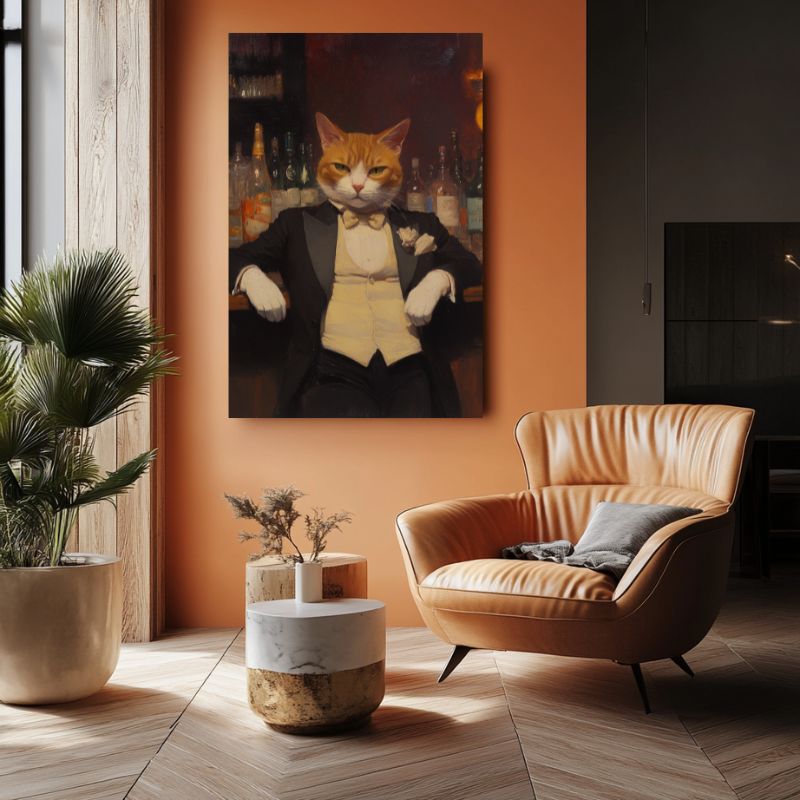 Tableau_chat_en_costume_pour_salon