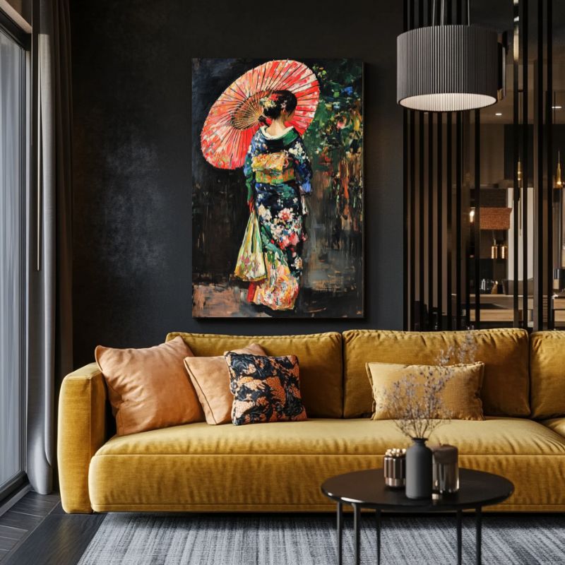 Tableau_deco_japonais_kimono