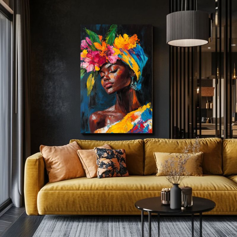 Tableau_femme_africaine_tropical