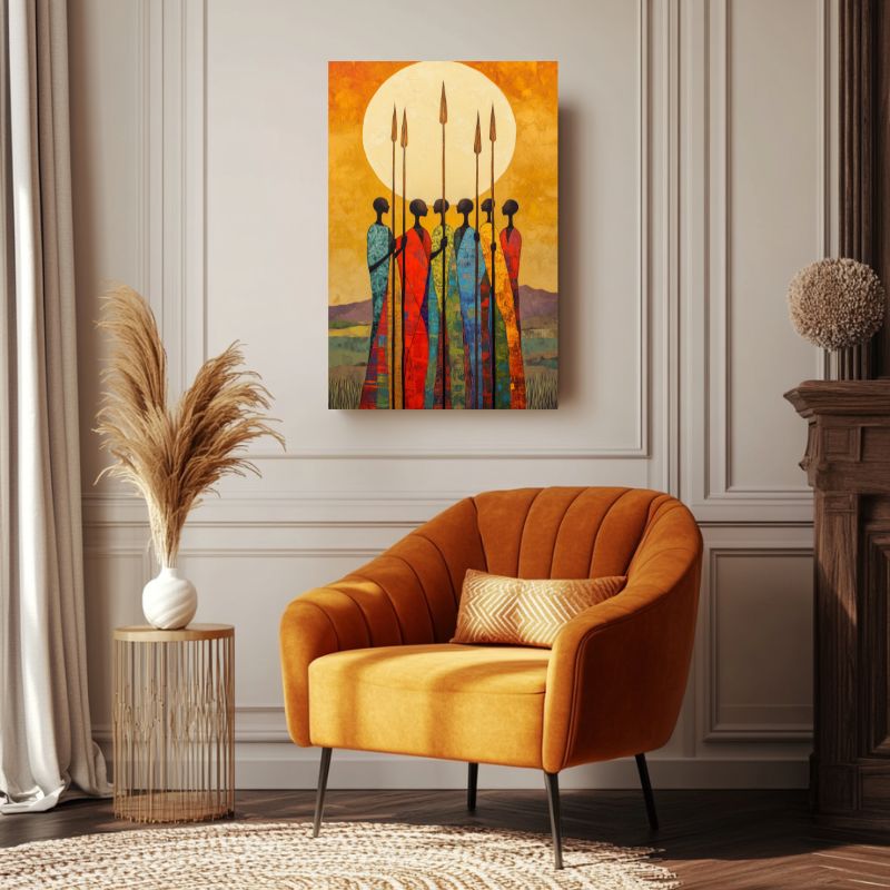 Tableau_guerrier_africain_traditionnel