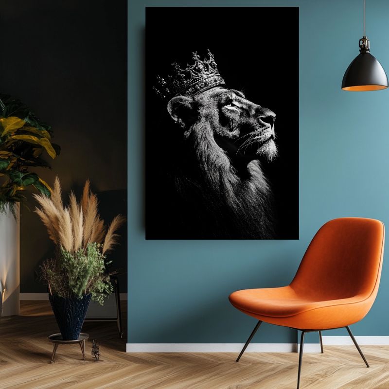 Tableau_lion_couronne_royale