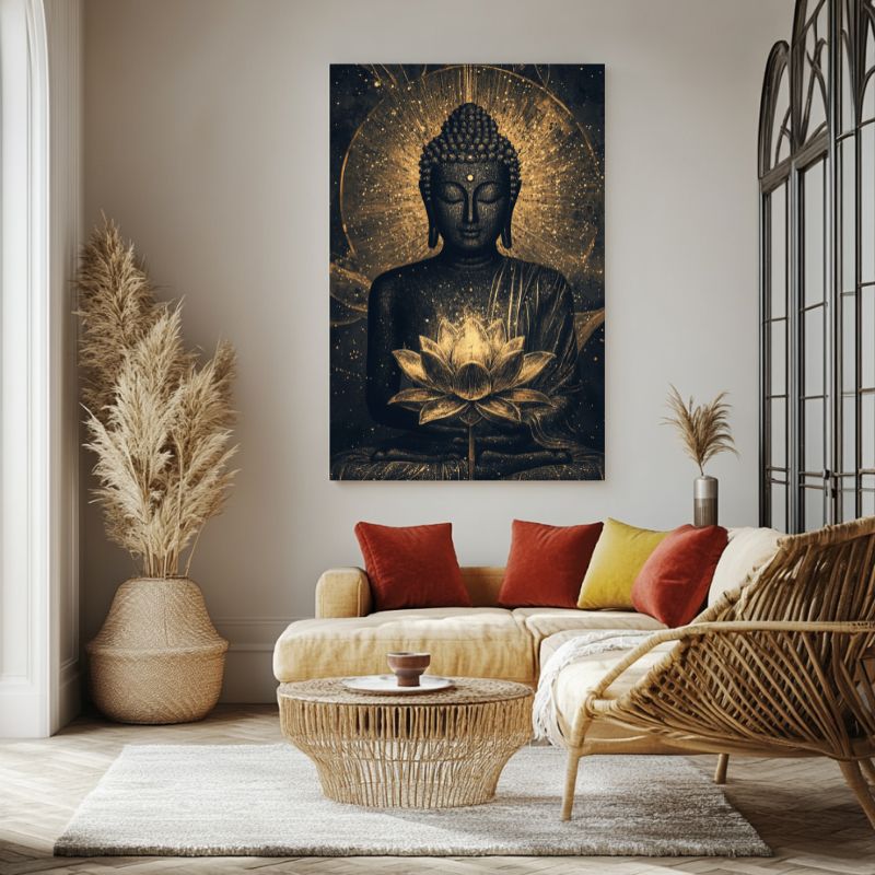 Tableau_mural_Bouddha_lumineux