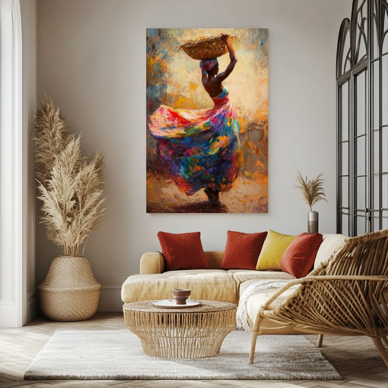 Tableau_pagne_africain_multicolore