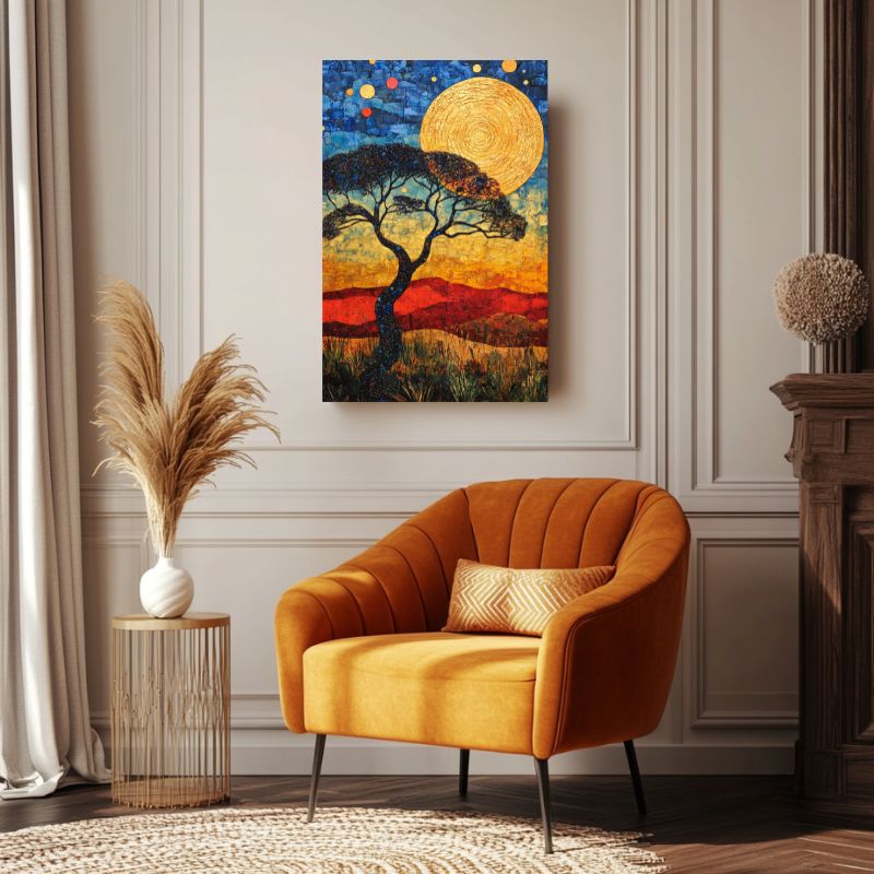 Tableau_paysage_africain_colore