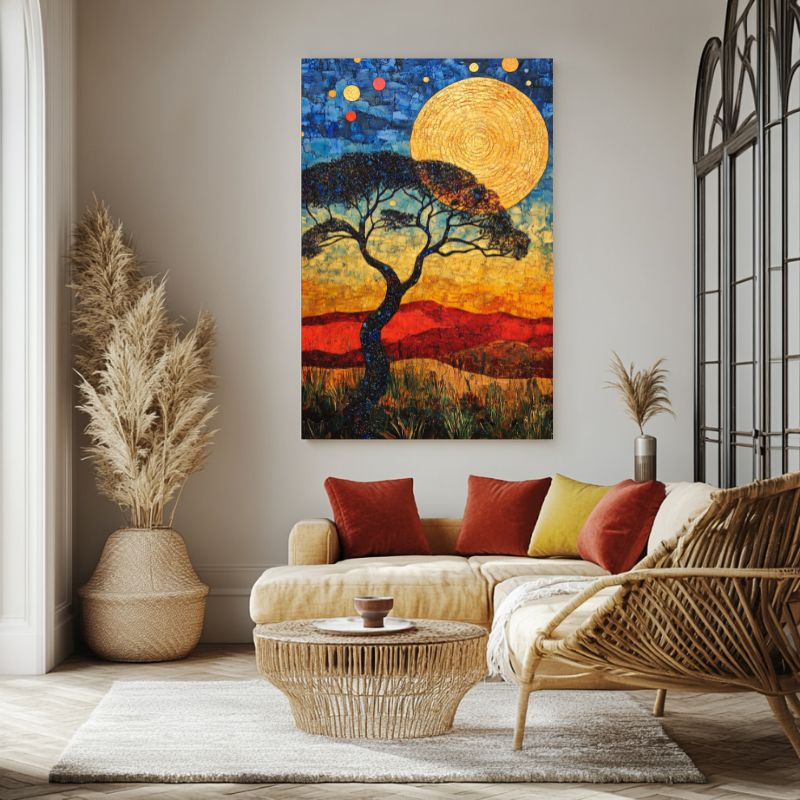 Tableau_paysage_africain_savane